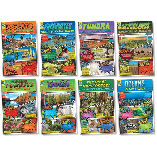 [3079 NS] Biomes Bulletin Board Set