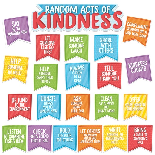 [847797 EU] A Teachable Town Random Acts of Kindness Mini Bulletin Board Set