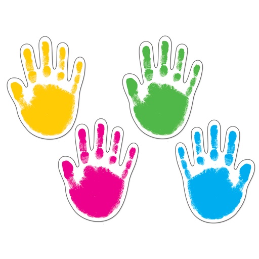 [120081 CD] Handprints Cut-Outs Pack of 42