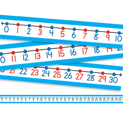 [4421 CD] Student Number Lines Desk Tape Pack of 30