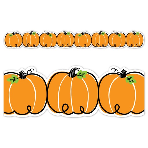 [10582 CTP] Doodle Pumpkins EZ Border 48 Feet