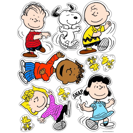 [836011 EU] Peanuts® Classic Characters Window Clings