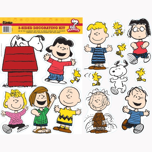 [840227 EU] Peanuts® Classic Characters 2-Sided Deco Kit