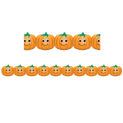 [33642 HG] Happy Pumpkins Border 36 Feet