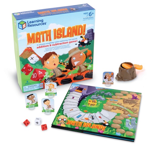 [5025 LER] Math Island Addition & Subtraction Game