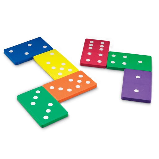 [6380 LER] Jumbo Foam Dominoes Set of 28