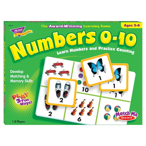 [58102 T] Numbers 0-10 Match Me® Games