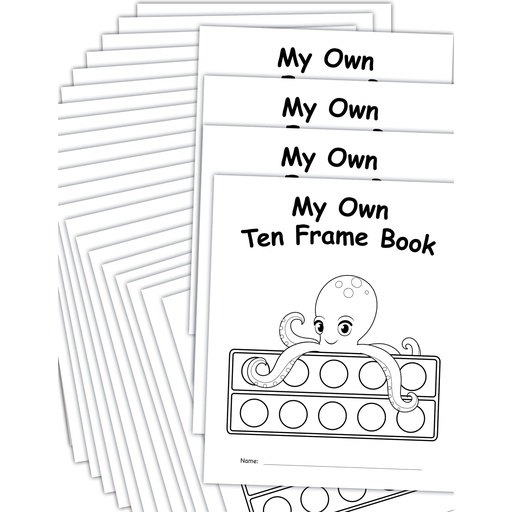 [2088762 TCR] My Own Books: My Ten Frame Book 25 Pack