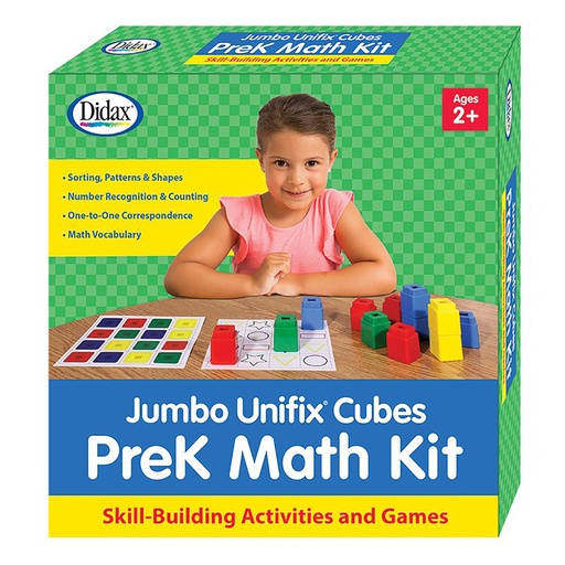 [212121 DD] Jumbo Unifix® Cubes PreK Math Kit