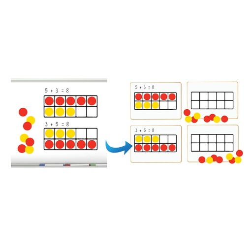 [732170 DOW] Ten Frames Magnet Math Set