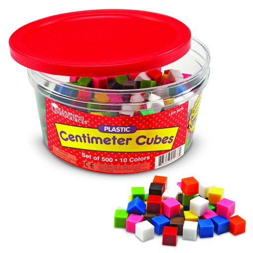 [2076 LER] Centimeter Cubes Pack of 500