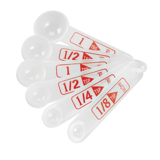 [4291 LER] Measuring Spoons Pack of 6