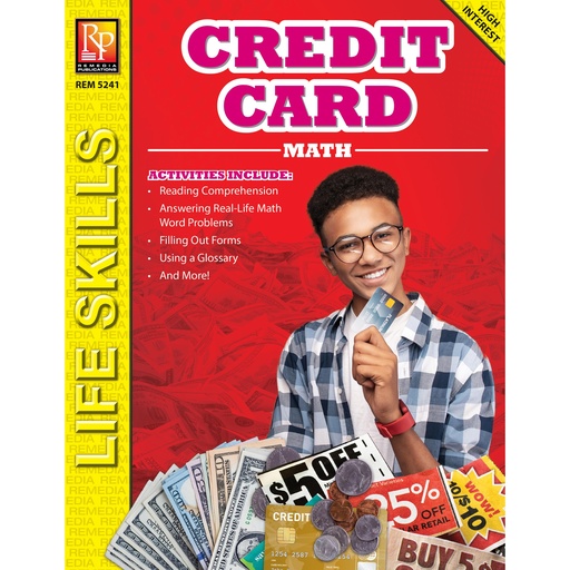 [5241 REM] Credit Card Math: Life Skills Math Series