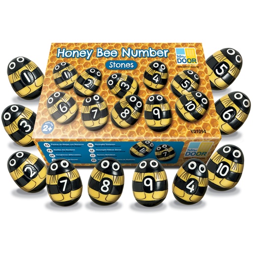 [1094 YD] Honey Bee Number Stones