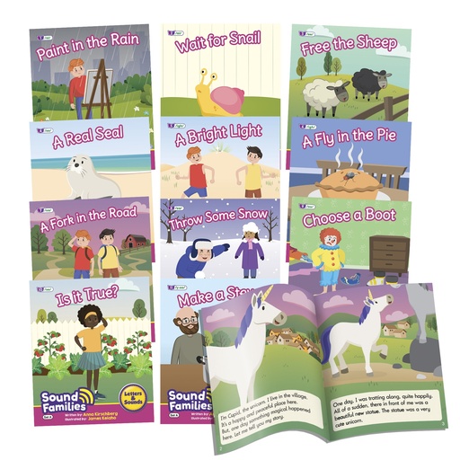 [BB142 JL] Sound Families Decodable Readers Long Vowel Fiction Phase 5.5 Set of 12