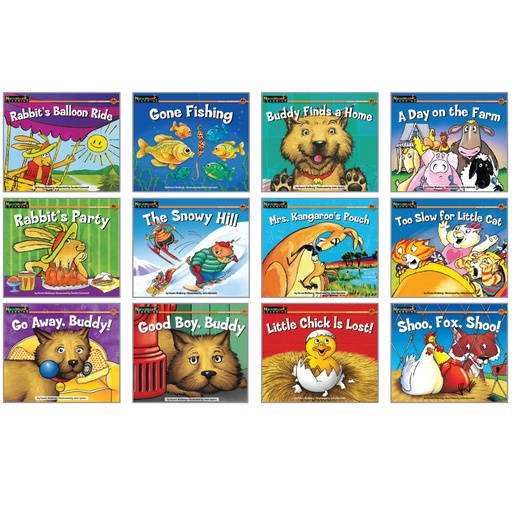 [0131 NL] Rising Readers Fiction Leveled Book Set of 12