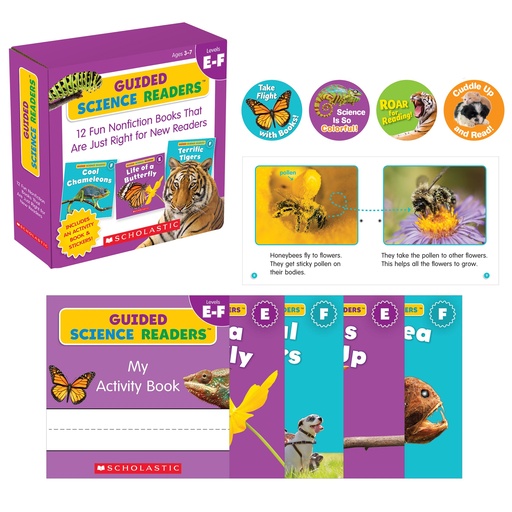 [809118 SC] Guided Science Readers Levels E-F Parent Pack