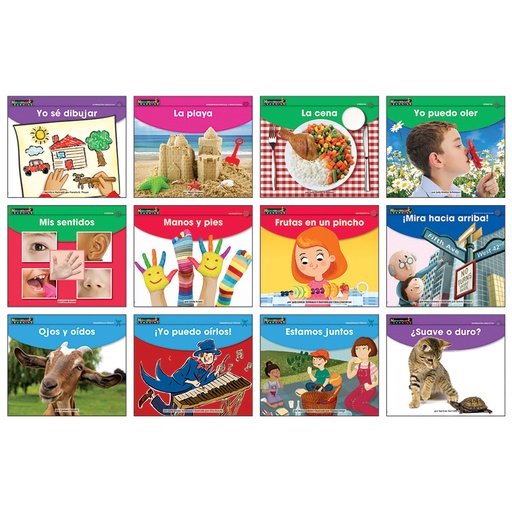 [6202 NL] Spanish Early Rising Readers My Five Senses Theme Set