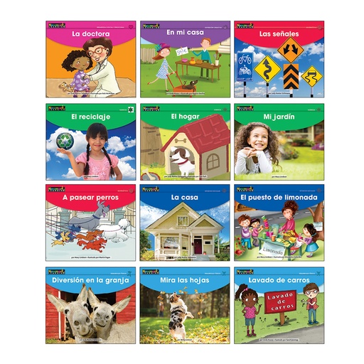 [6204 NL] Spanish Early Rising Readers My Neighborhood Theme Set