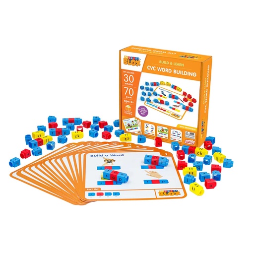 [734 JL] Rainbow Phonics CVC Word Building Phase 2