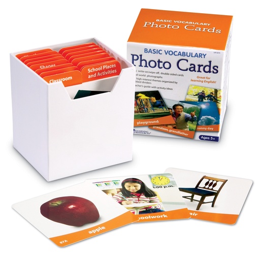 [6079 LER] Basic Vocabulary Photo Card Set of 156