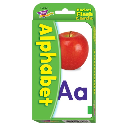 [23001 T] Alphabet Pocket Flash Cards