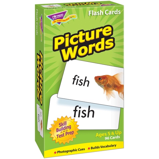 [53004 T] Picture Words Skill Drill Flash Cards