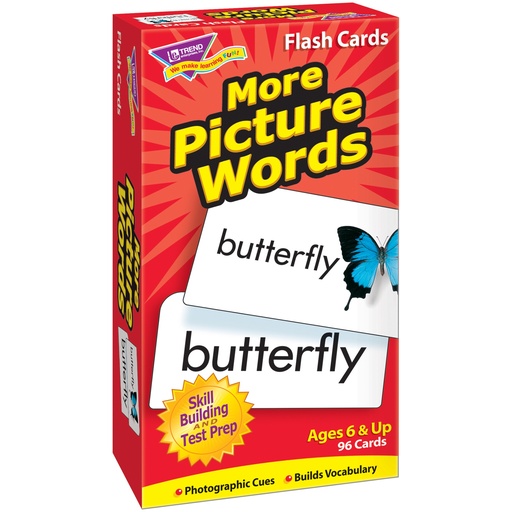 [53005 T] More Picture Words Skill Drill Flash Cards