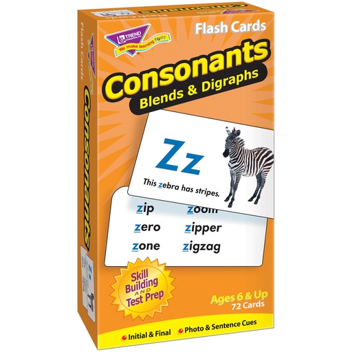 [53009 T] Consonants Skill Drill Flash Cards