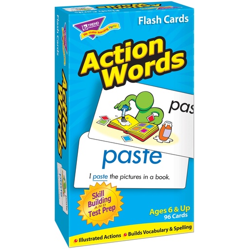 [53013 T] Action Words Skill Drill Flash Cards