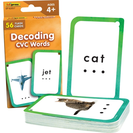 [62057 TCR] Decoding CVC Words Flash Cards