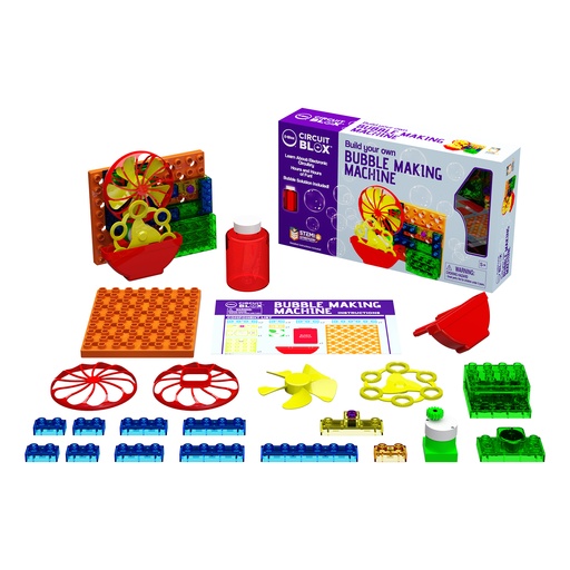 [CB1184SS EBL] E-Blox® Circuit Blox™ BYO Bubble Making Machine Student Set