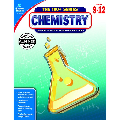 [104644 CD] Chemistry Workbook Grade 9-12