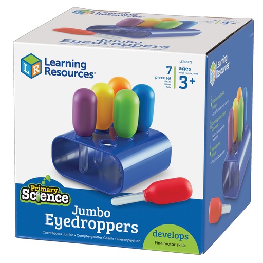 [2779 LER] Primary Science Jumbo Eyedroppers with Stand