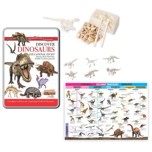 [TS03 RWP] Discover Dinosaurs Wonders of Learning Tin Set