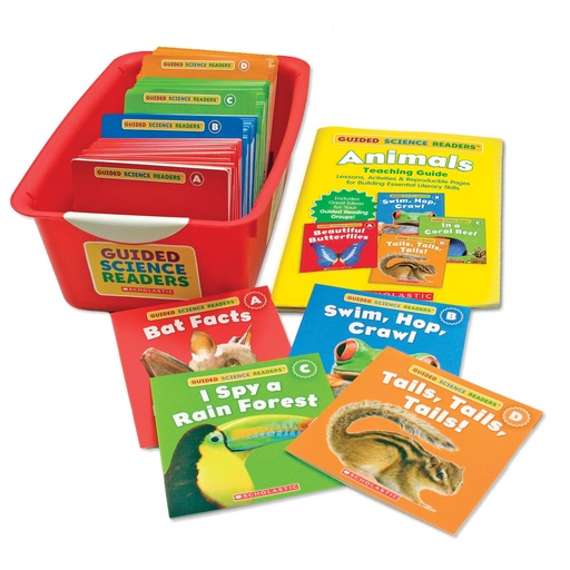 [544272 SC] Guided Science Readers Super Animals Book Set Grade K-1