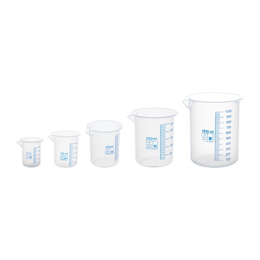 [CH10160 SKF] Polypropylene Beakers Set of 5