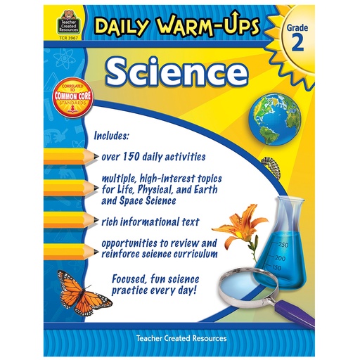 [3967 TCR] Daily Warm-Ups Science Book Grade 2