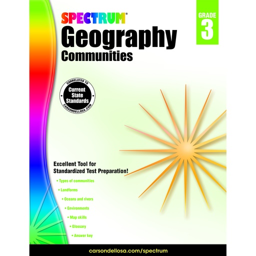 [704658 CD] Spectrum® Geography: Communities Grade 3