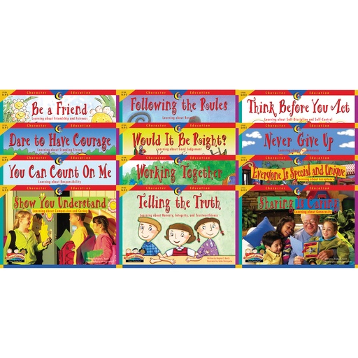 [3148 CTP] Character Education Readers: Variety Pack Set of 12