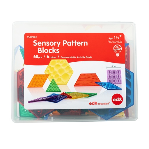 [22068 CTU] Translucent Sensory Pattern Blocks