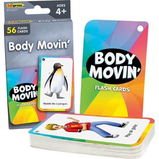 [62077 TCR] Body Movin' Flash Cards