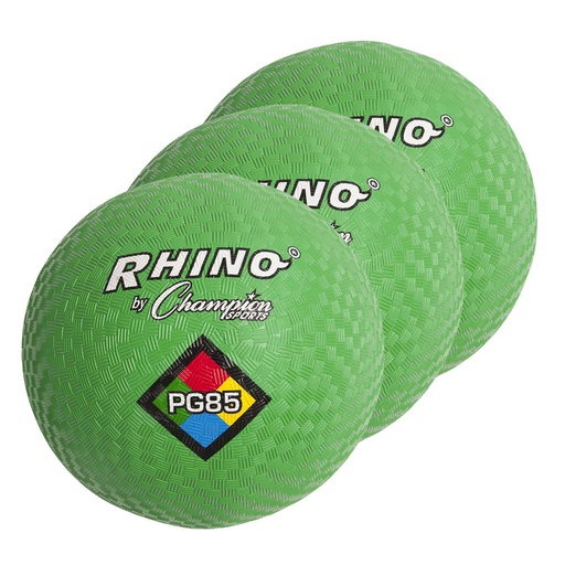 [PG85GN-3 CHS] Green 8 1/2" Playground Balls Pack of 3