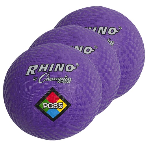 [PG85PR-3 CHS] Purple 8 1/2" Playground Balls Pack of 3