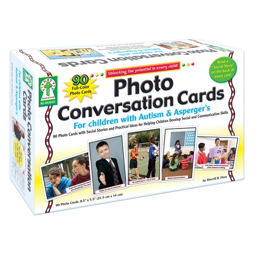 [KE845035  CD] Photo Conversation Cards for Children with Autism and Asperger's