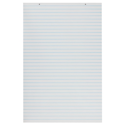 [3052 PAC] White 24" x 36" 1" Ruled Short Way Primary Chart Pad 100 Sheets