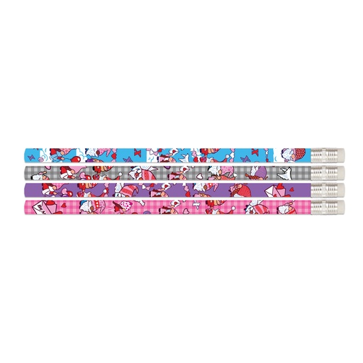 [2603D MSG] Valentine Gnomes Pencils Pack of 12