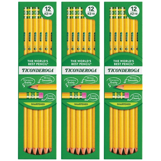 [13806-3 DIX] Pre-Sharpened No. 2 Pencils 36ct