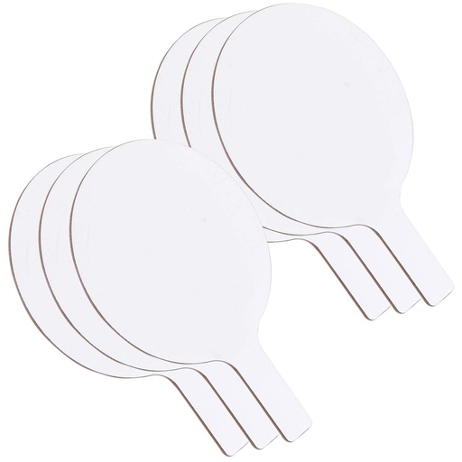 [10032-6 FS] 7" x 12" Oval Dry Erase Answer Paddles Pack of 6