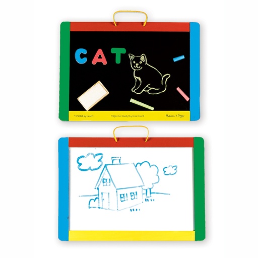 [145 LCI] Magnetic Chalkboard and Dry-Erase Board Set